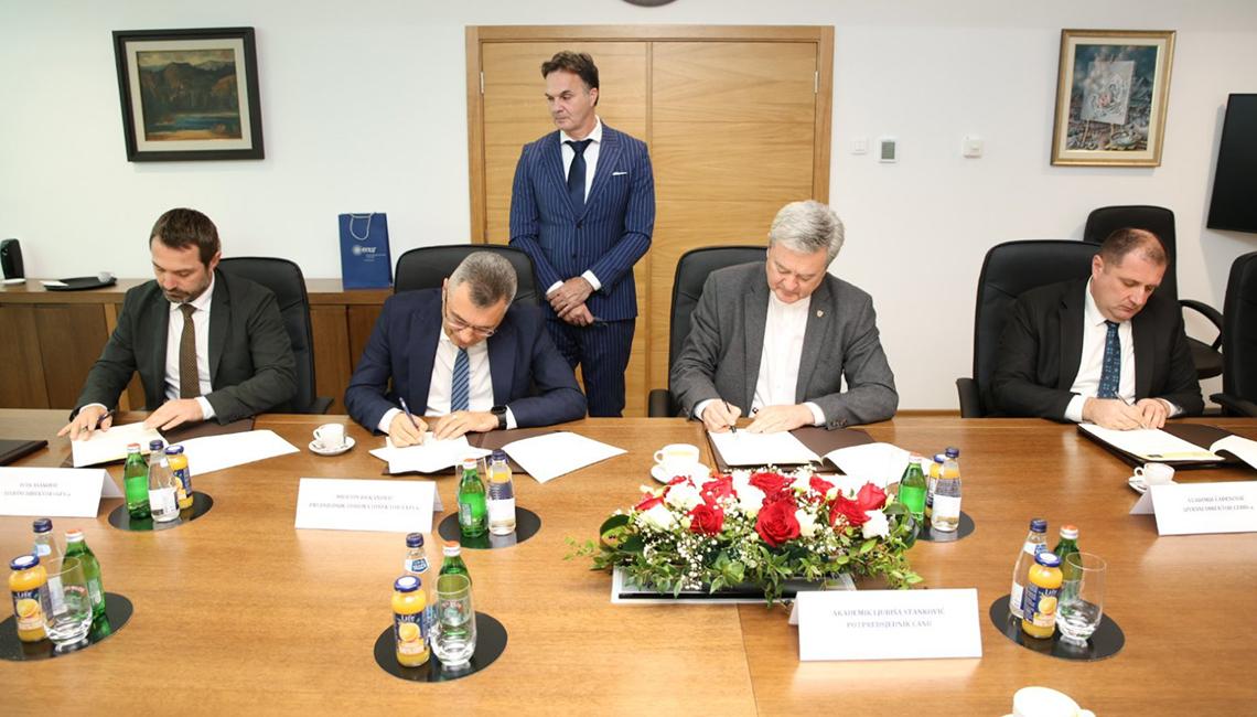 CANU i CGES potpisali Memorandum u cilju unapređenja efikasnosti elektroenergetskog sistema