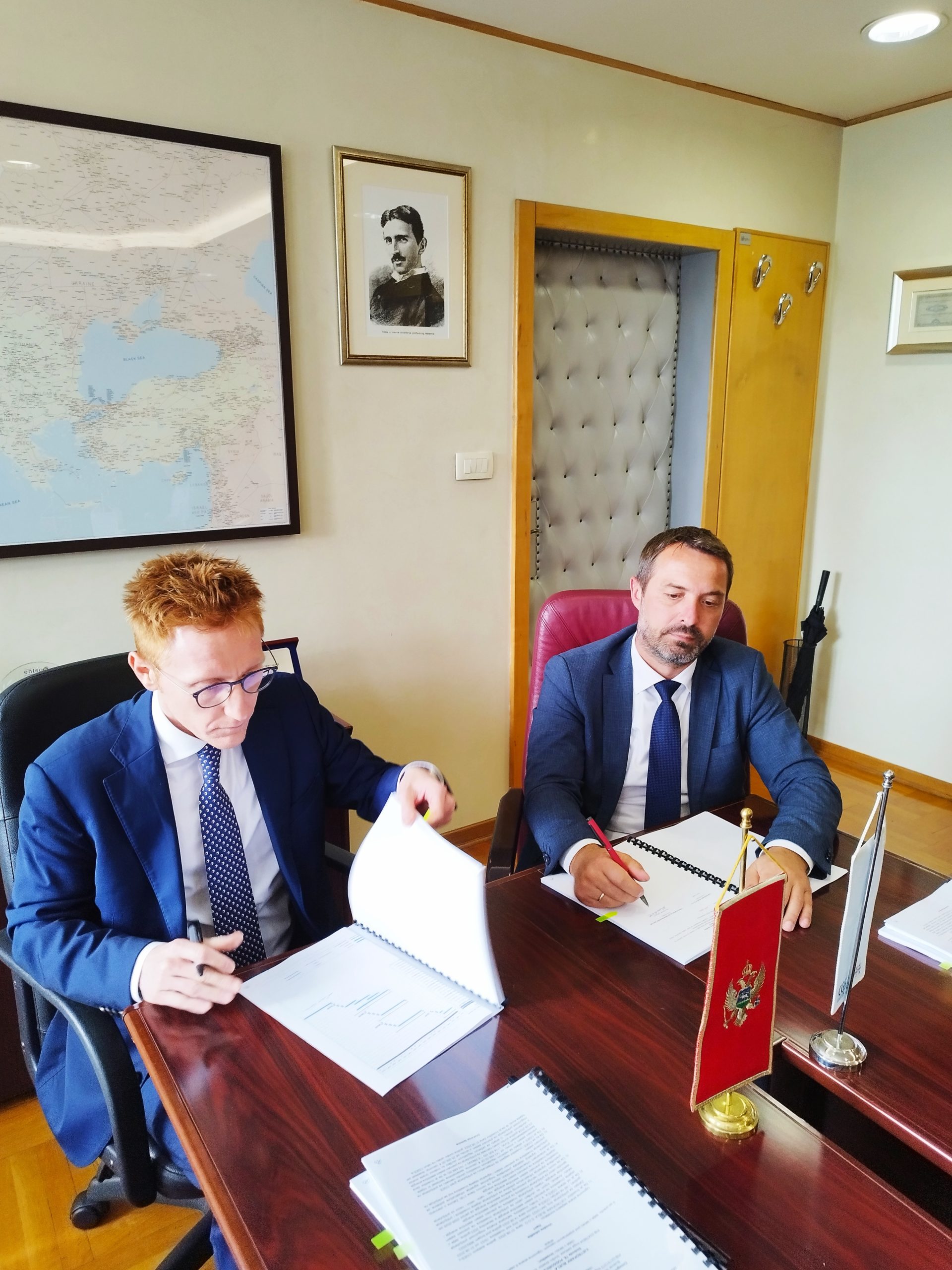 CGES potpisao ugovor o priključenju   vjetroelektrane “Bijela” na prenosni sistem