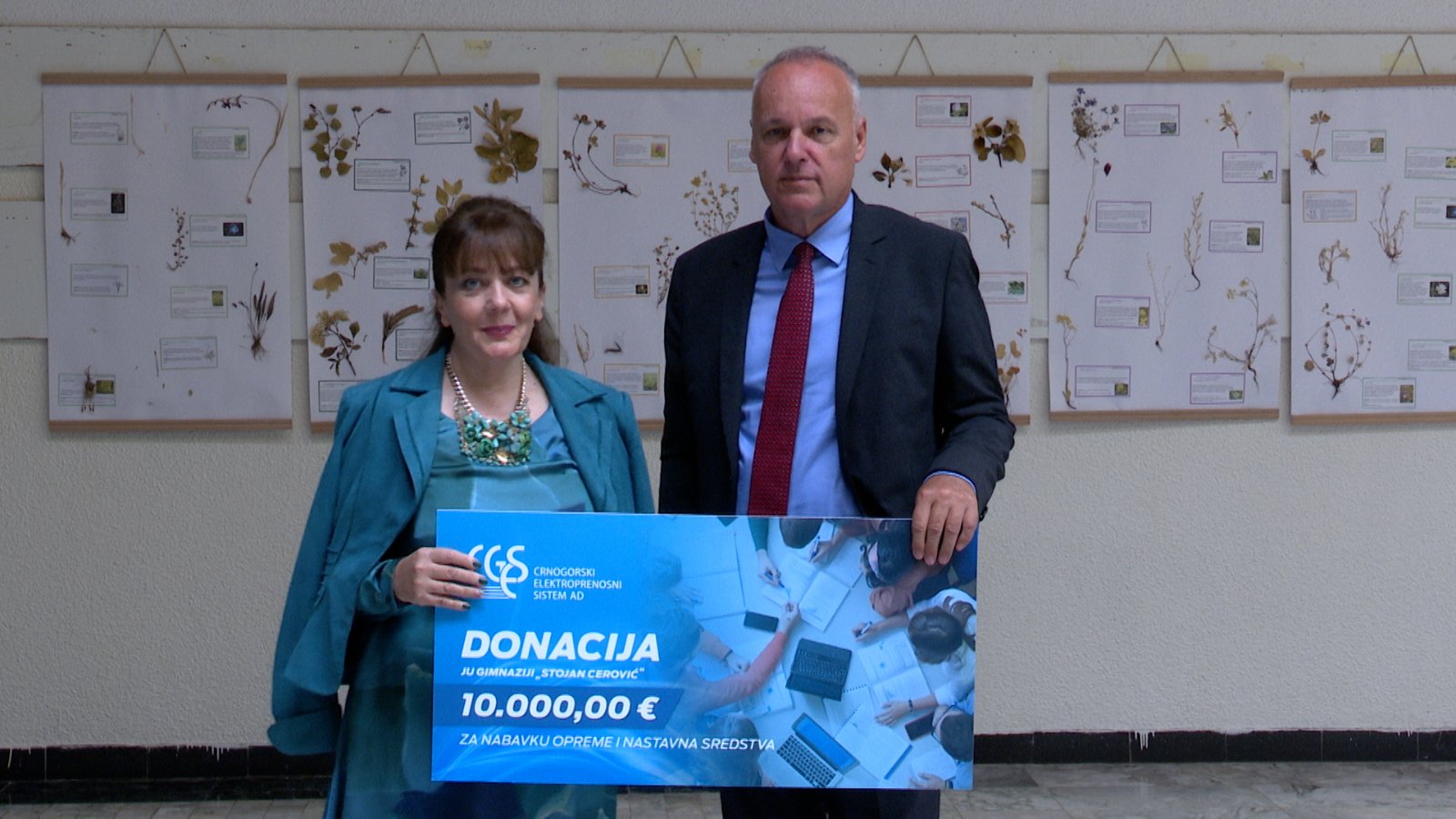 Vrijedna donacija Gimnaziji “Stojan Cerović”