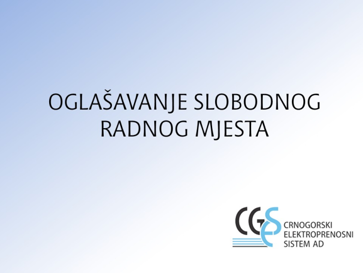 Oglašavanje slobodnog radnog mjesta: IZVRŠNI/A DIREKTOR/ICA