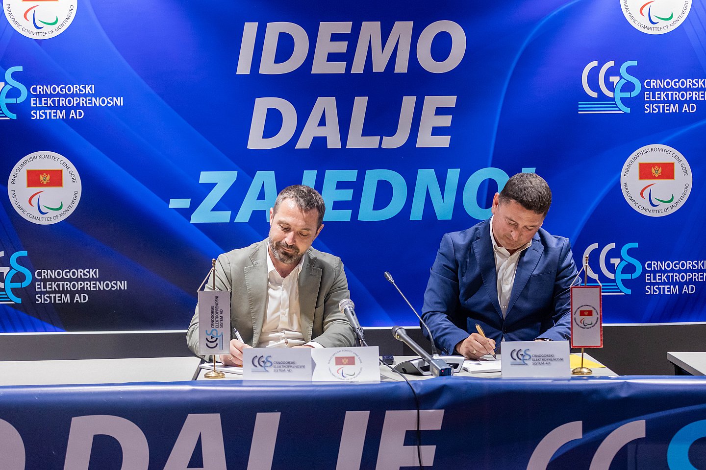 Potpisivanje sponzorskog ugovora sa Paraolimpijskim komitetom Crne Gore